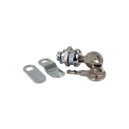Jr Products JR Products J45-00305 0.62 ft. Standard Compartment Door Key Lock J45-00305